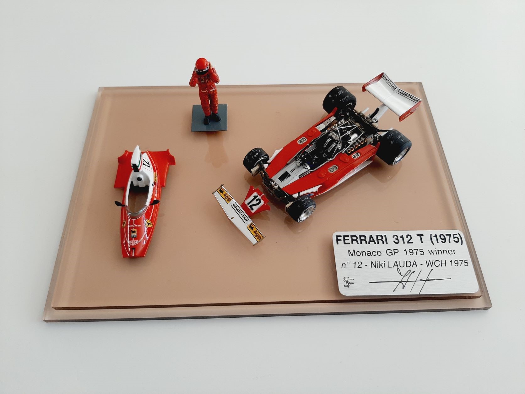 F. Suber : Ferrari 312T Winner Monaco 1975 GP